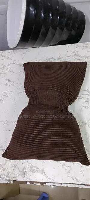 Chocolate Bowtie Throw Pillow for Sofa and Bed