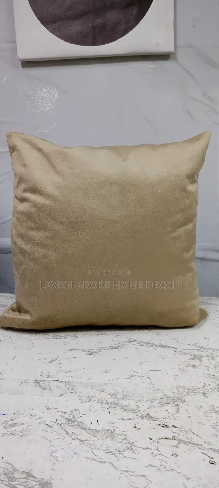Beige Throw Pillow Case Covers 45cm by 45cm