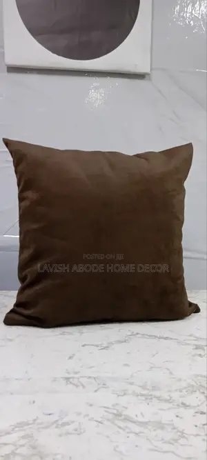 Throw Pillow Cover Plain Chocolate