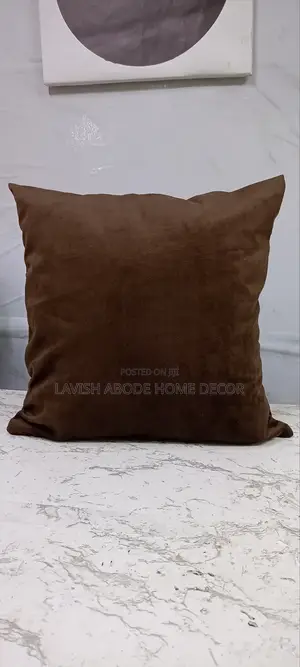 Throw Pillow Cover Plain Chocolate