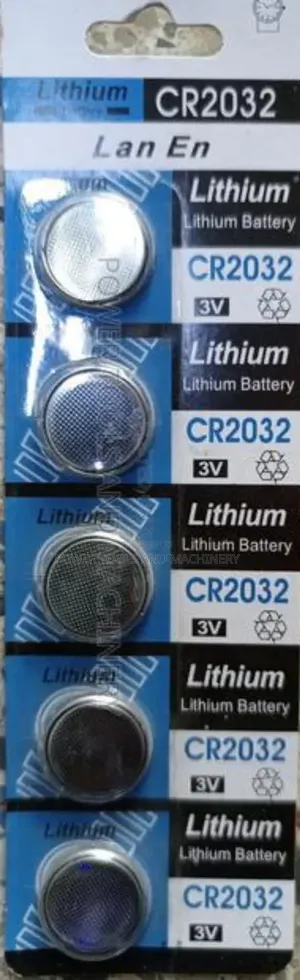 5 Pack Lithium Batteries Cr 2032 Car Remote Batteries