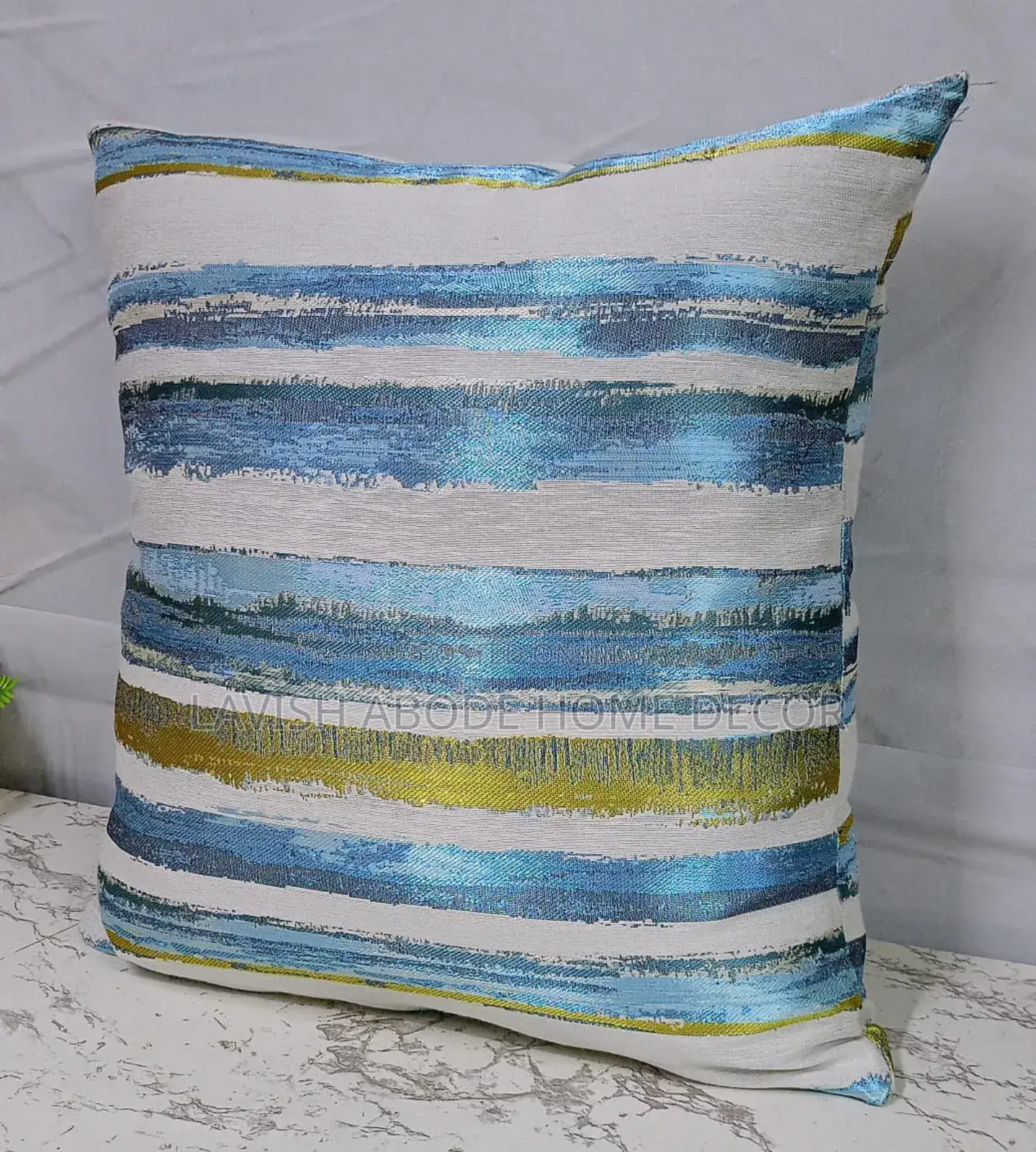Throw Cushion Pillow Cover Blue
