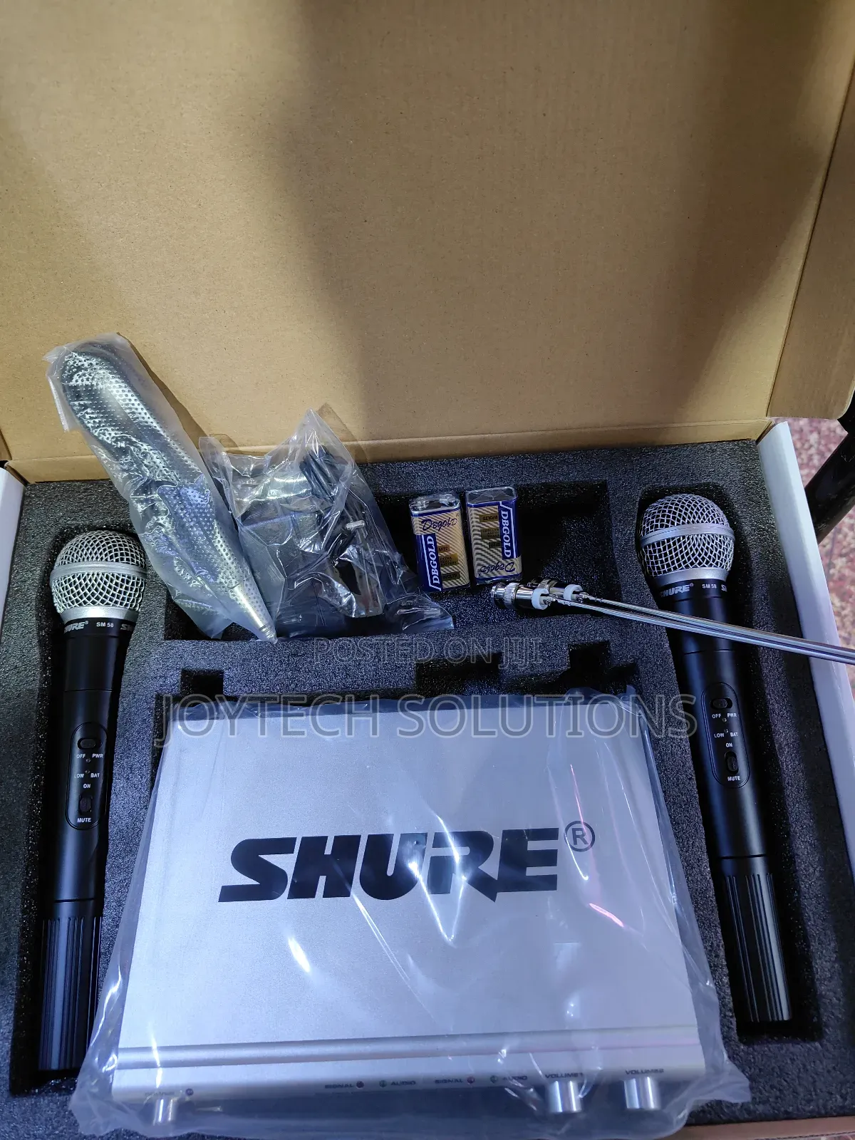 Shure Wireless Dual Microphone SH 500