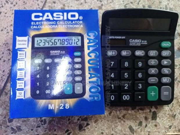 Casio M_28 Electronic Desktop Calculator - thumbnail 3