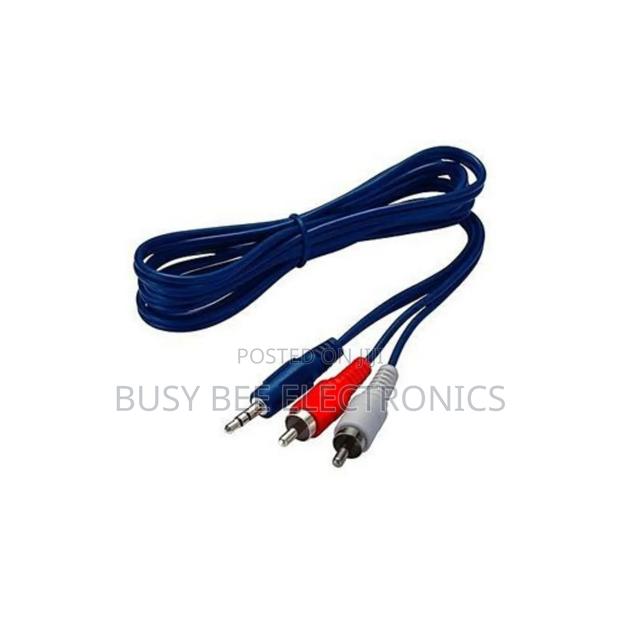 Audio Cable 3.5mm Jack Aux to 2 RCA