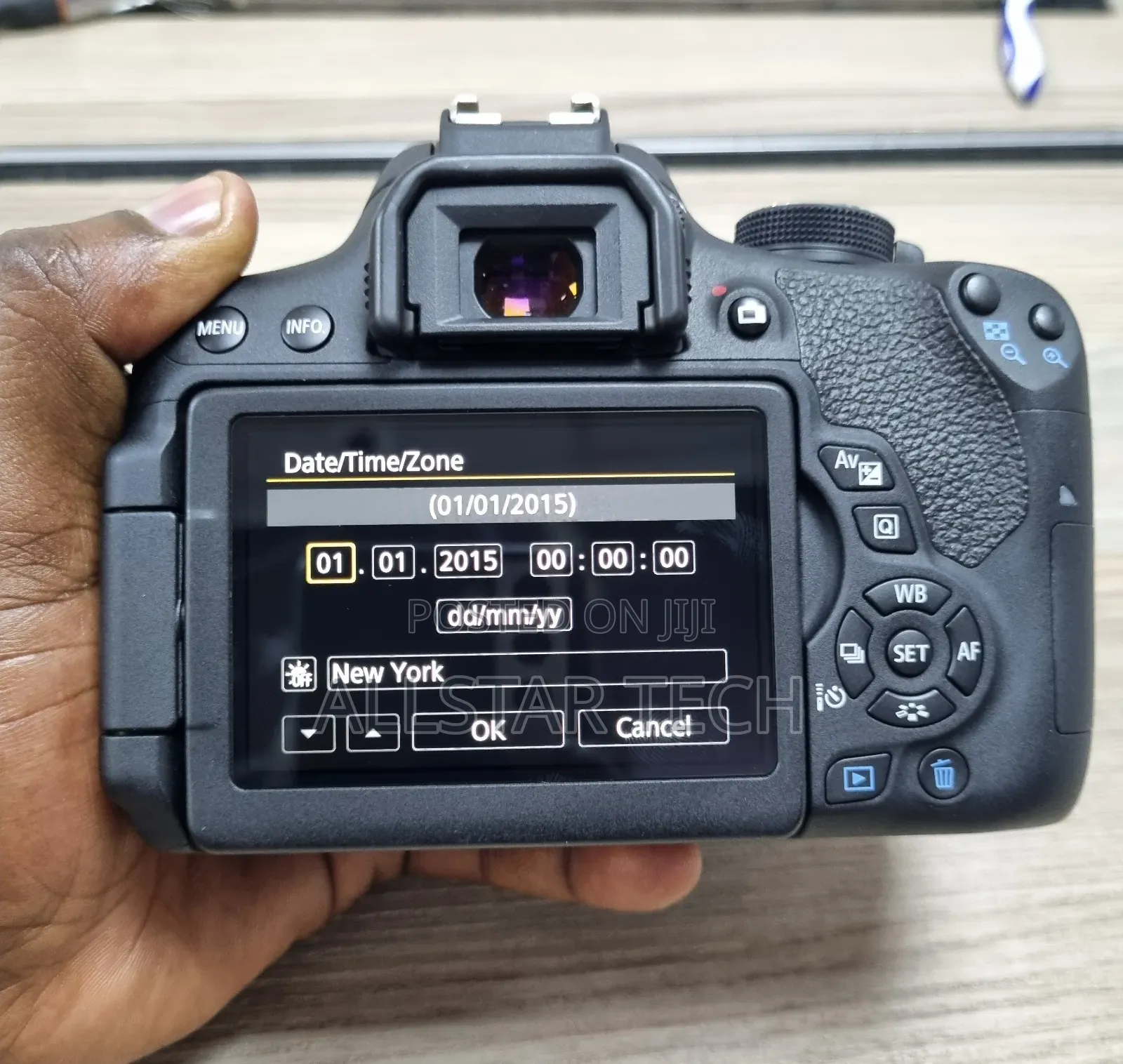 Canon Eos 750d DSLR Camera With 18-55mm Lens