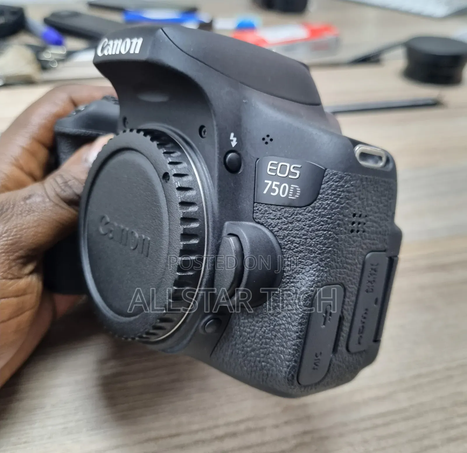 Canon Eos 750d DSLR Camera With 18-55mm Lens