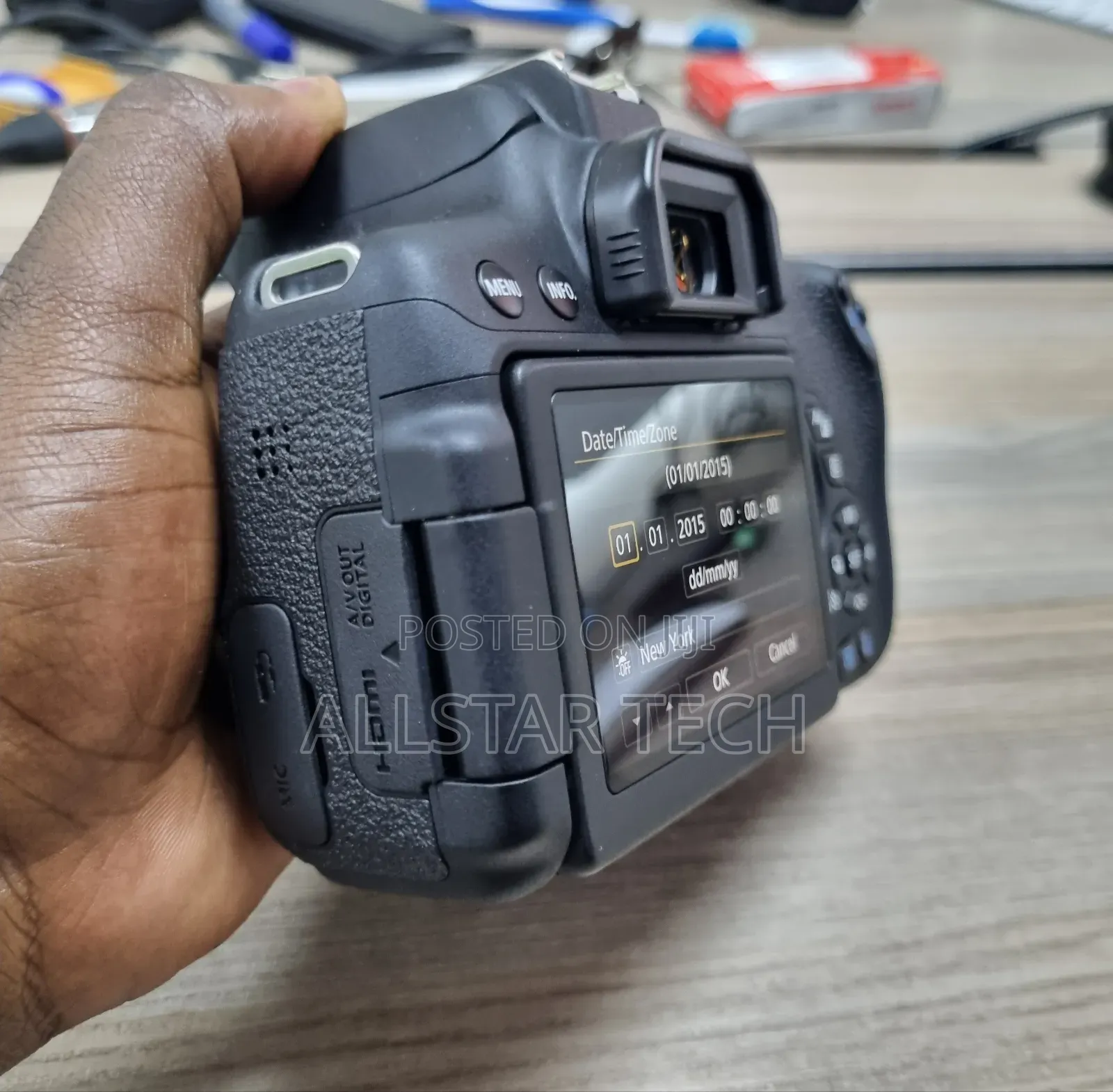 Canon Eos 750d DSLR Camera With 18-55mm Lens