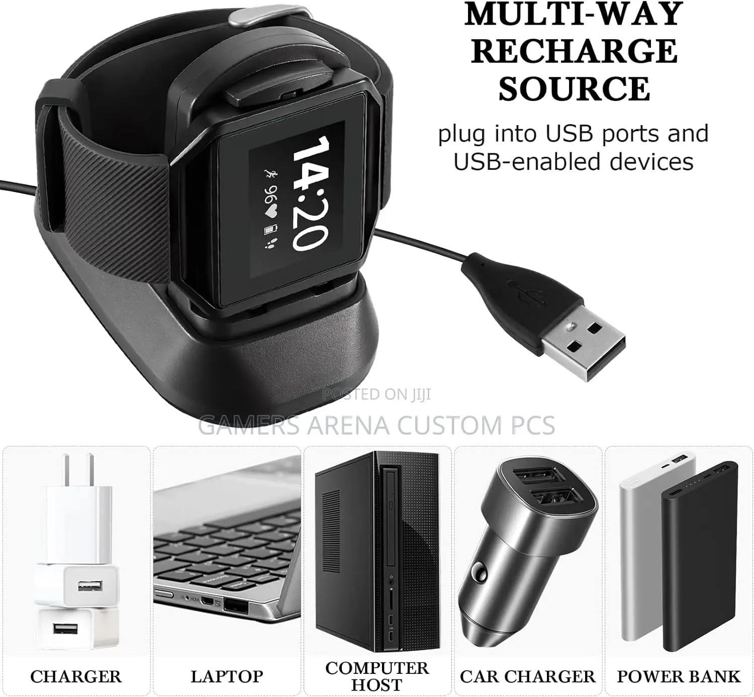 Genuine Fitbit Blaze Charging Dock USB Charging Cable