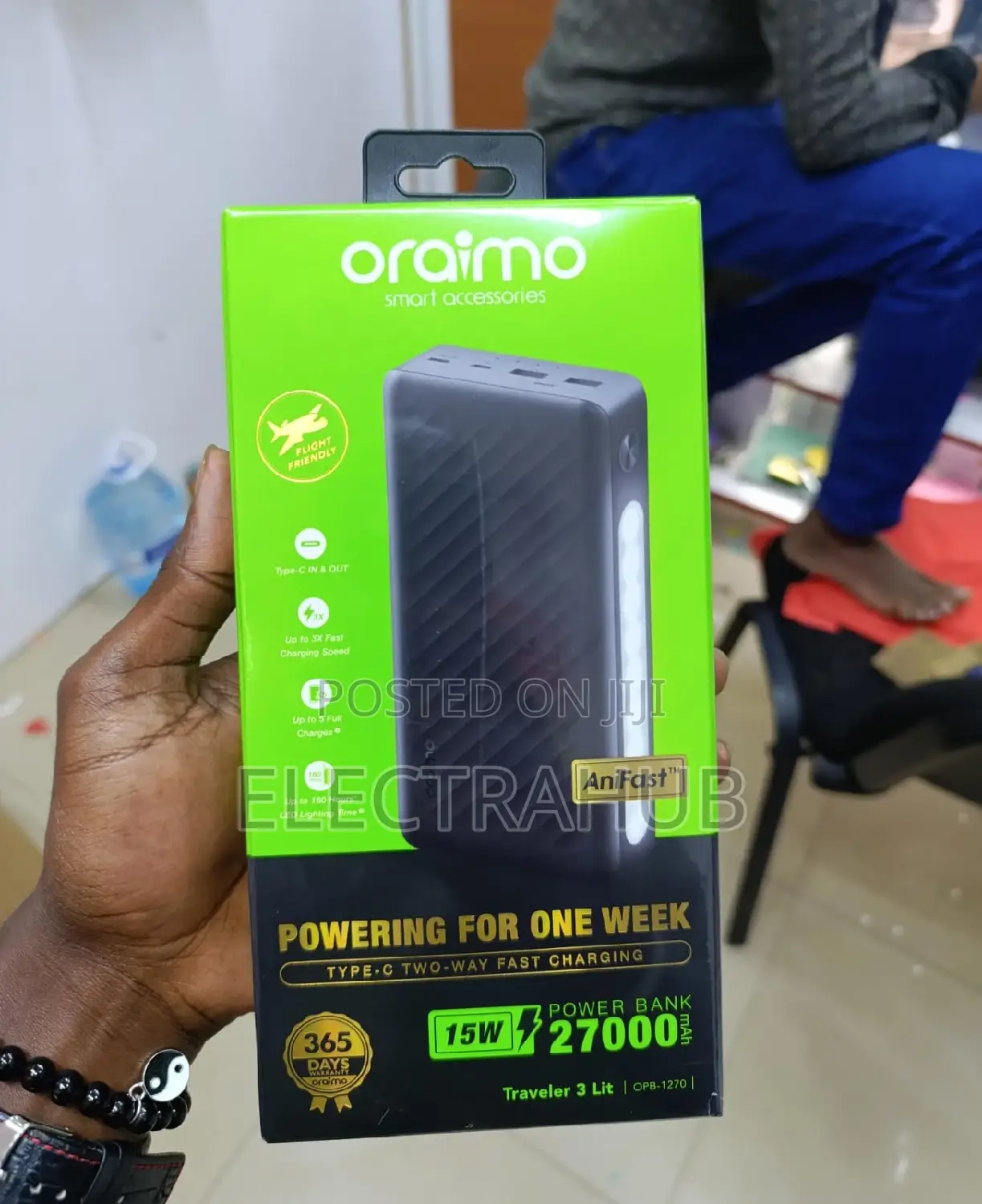 Oraimo Traveler 3 Lit 27000mah Powerbank New Sealed in Shop