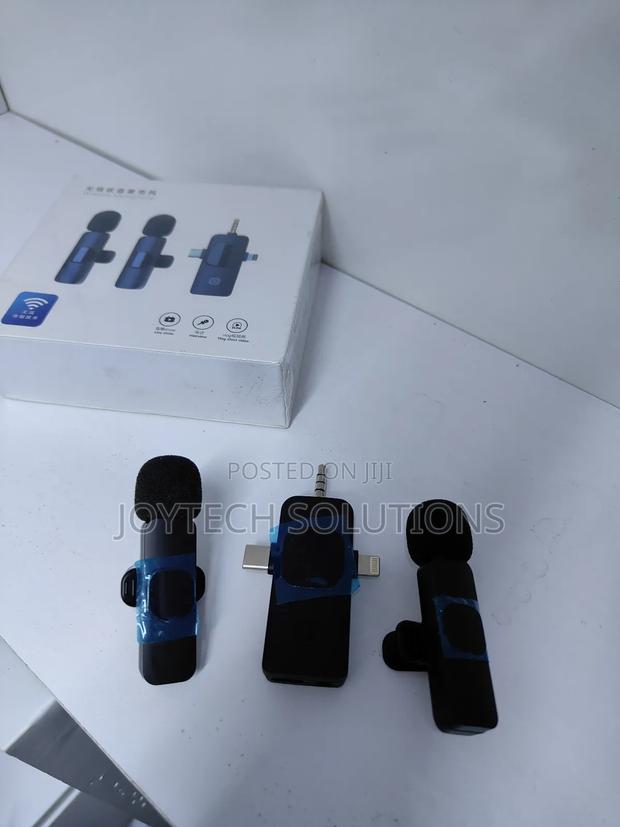 3 in 1 Dual Wireless Lapel/ Lavalier Phone Microphone - thumbnail 2