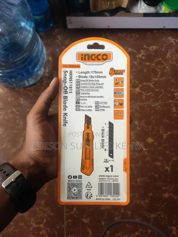 Utility Knives Ingco Snap-off Blade Knife Utility Knife - thumbnail 3