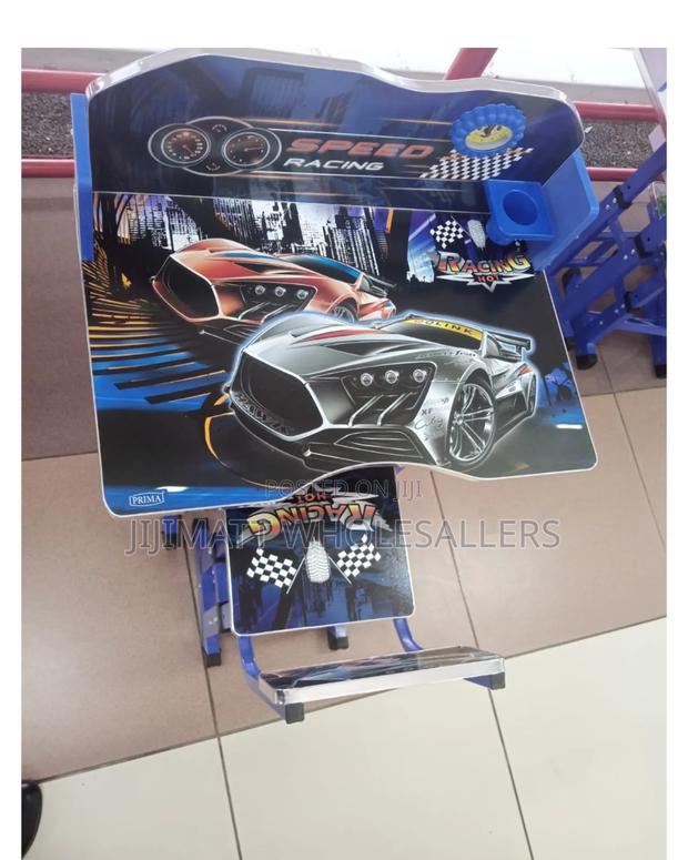 Adjustable Kids Study Table Desk Blue in Colour - main view