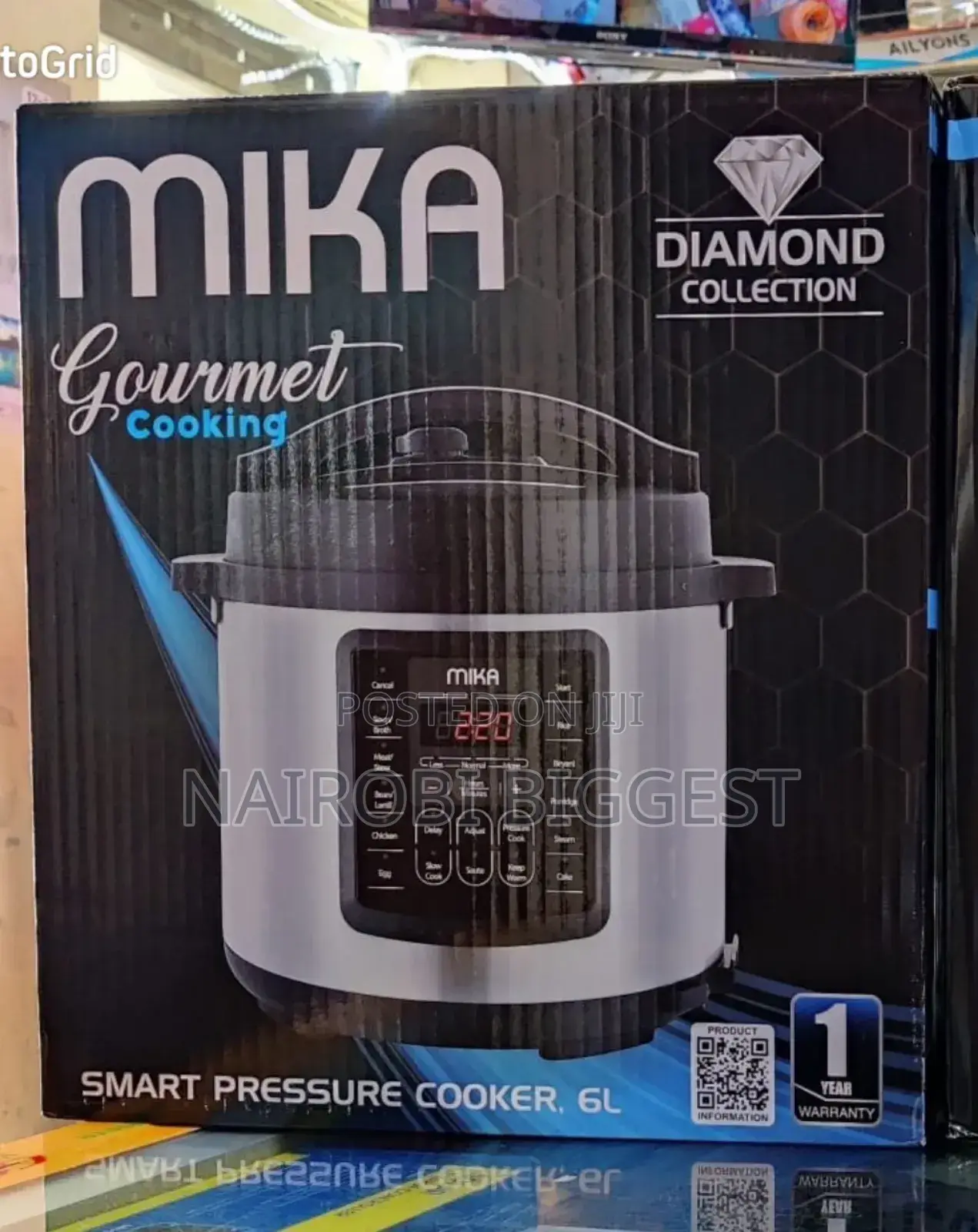 Mika 6l Electric Pressure Cooker