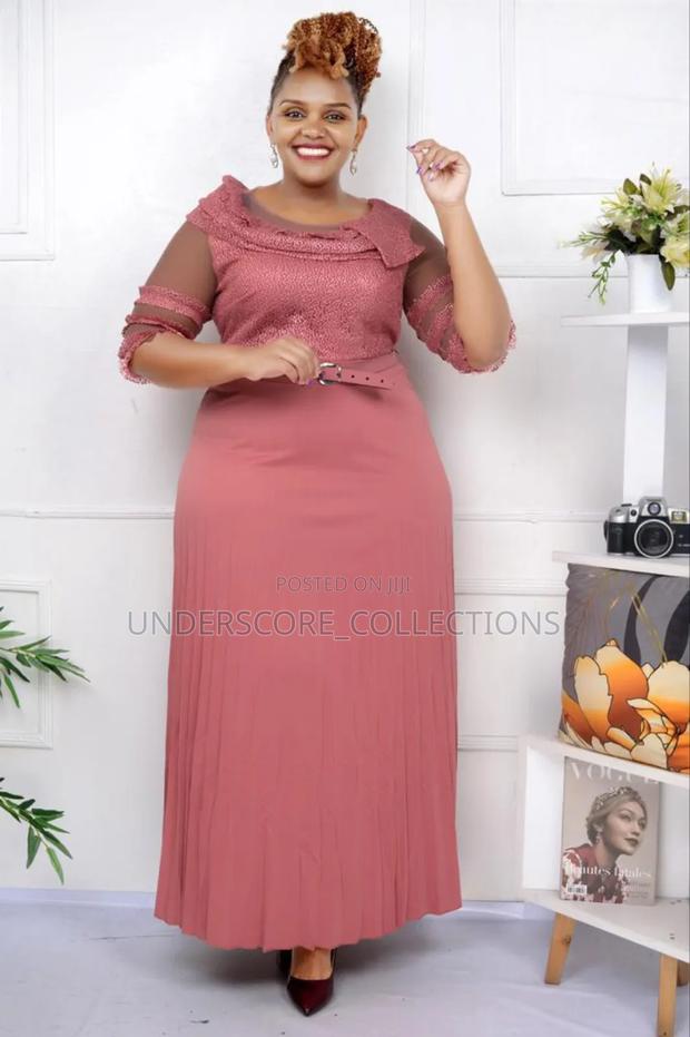 Highend Classy Round Neck Maxi Dresses - main view