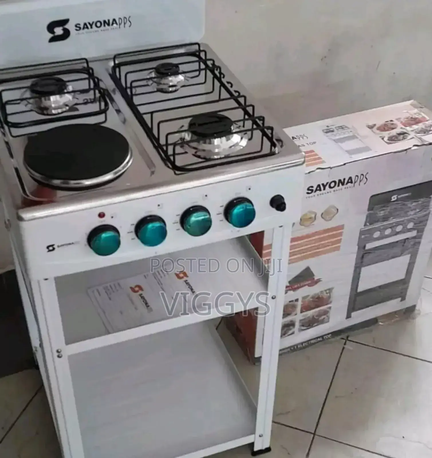 Quality Sayona 3+1 Cooker + Shelves