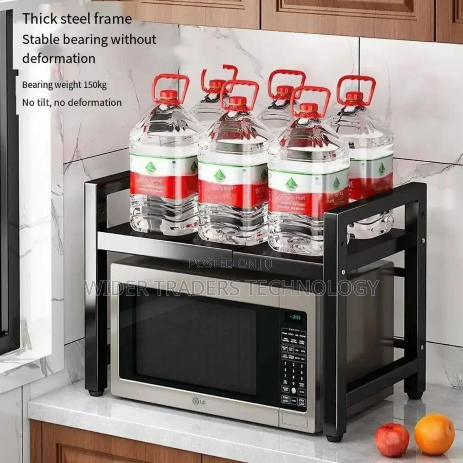 Telescopic Heavy-Duty Single Layer Microwave Stand