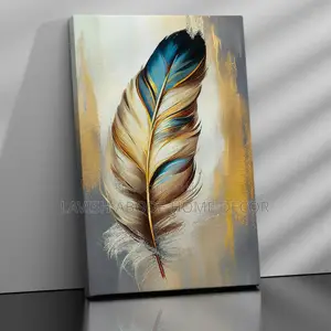 Feather Themed Wall Art Hanging A2