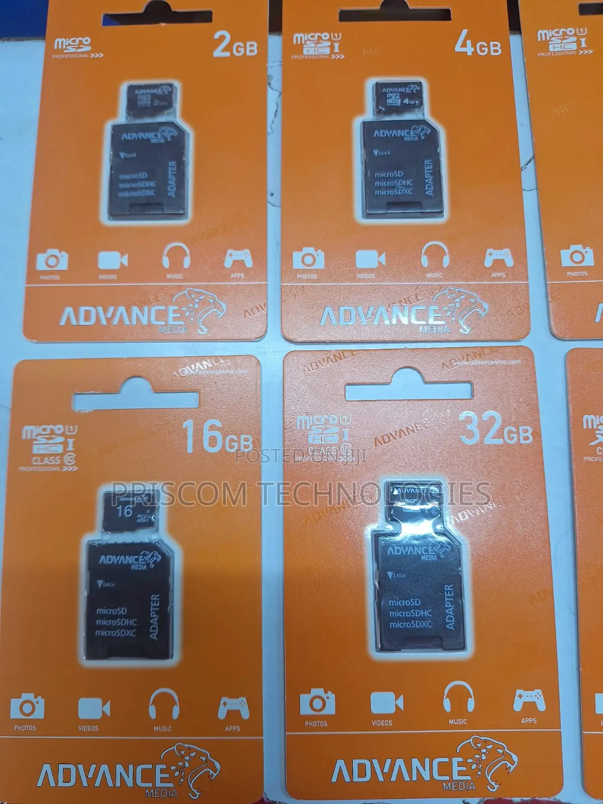 Advance Memory Card Ultra 4gb, 8gb, 16gb, 32gb, 64gb, 128gb