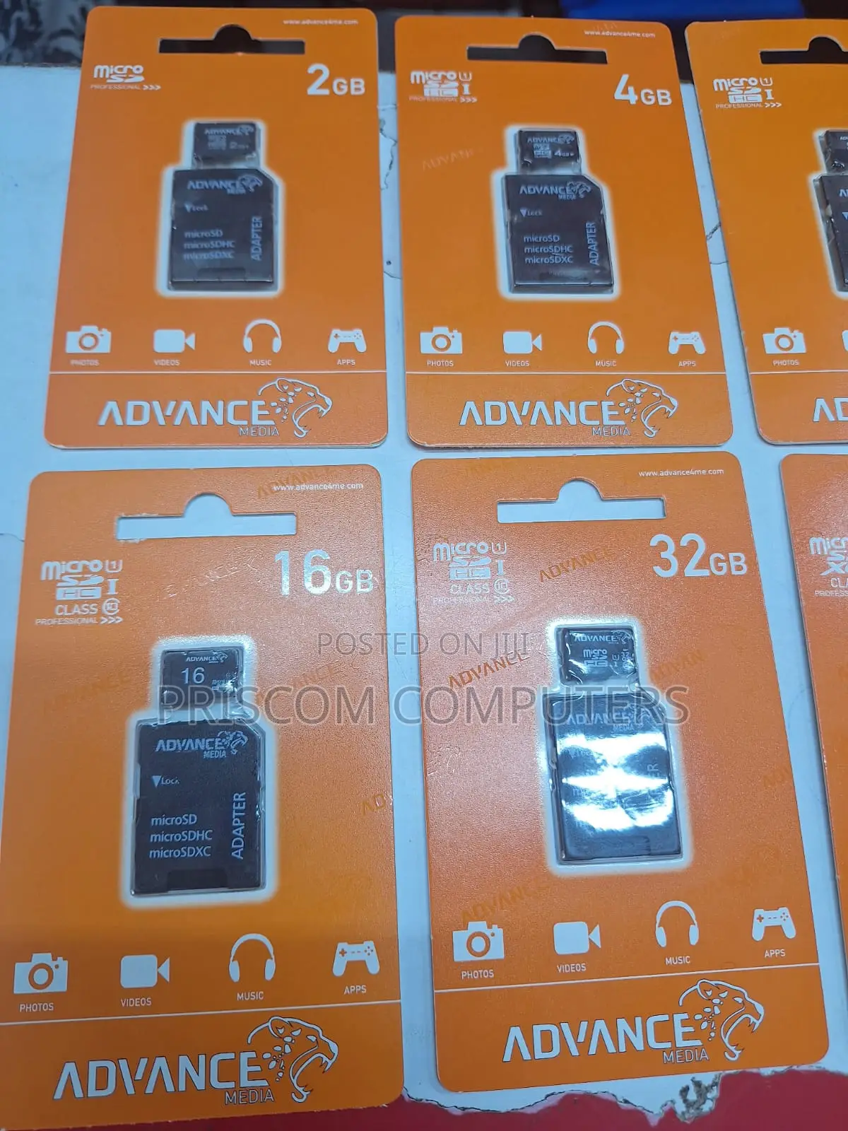 Advance Memory Card Ultra 4gb, 8gb, 16gb, 32gb, 64gb, 128gb
