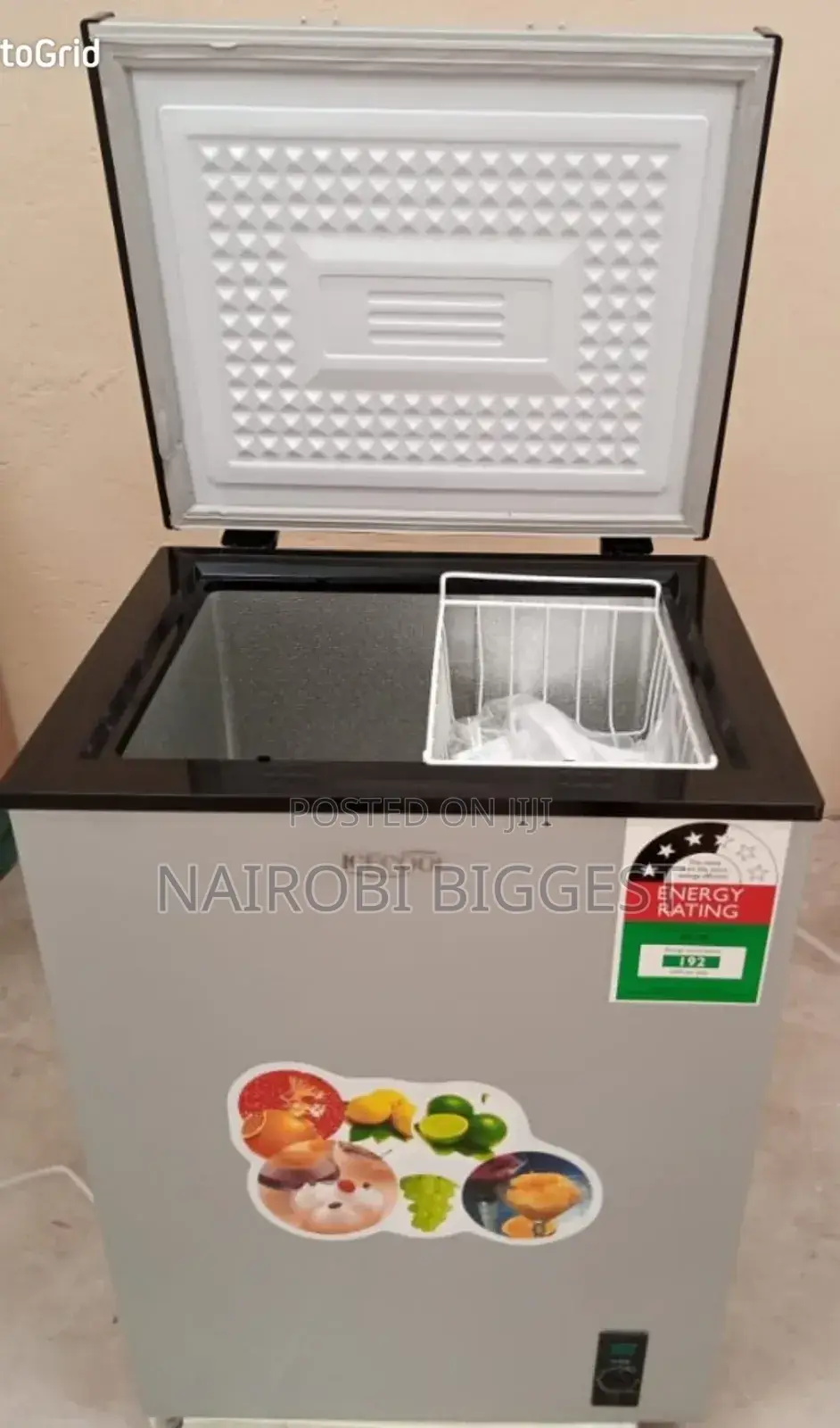 Icecool 109 Litres Silver Energy Saving Freezer