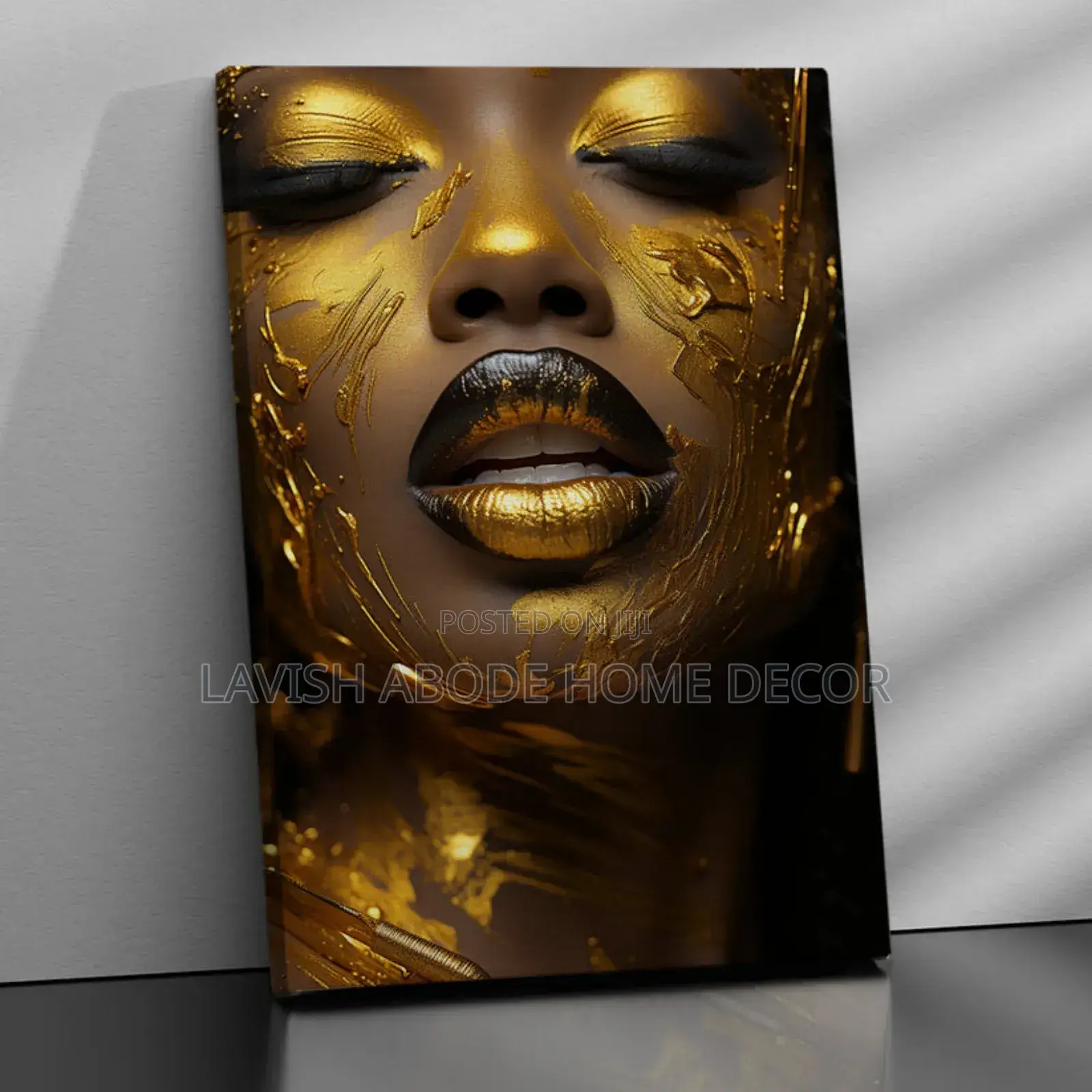 Black and Gold Wall Art Hanging Decor A2