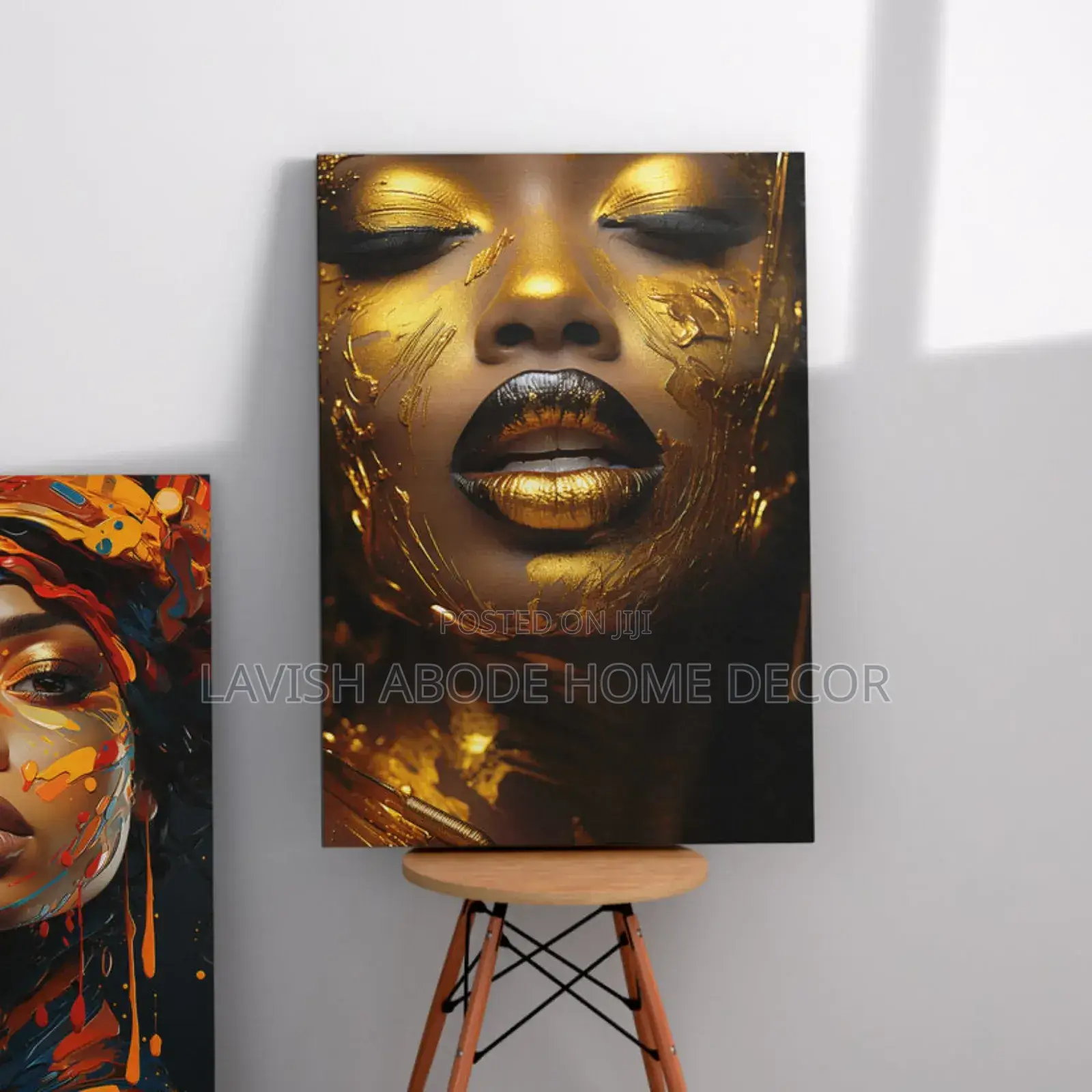 Black and Gold Wall Art Hanging Decor A2