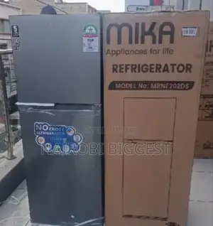 Mika 202litres Non Frost Grey Double Door Fridge