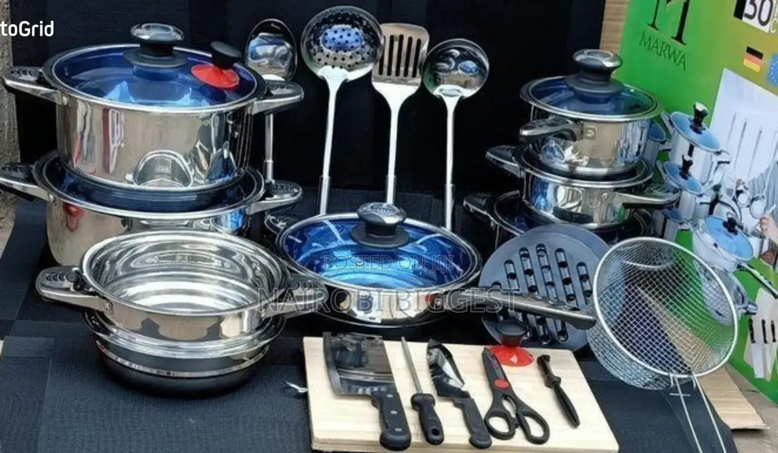 Marwa Staineless 30 Pieces Amazing Cookware