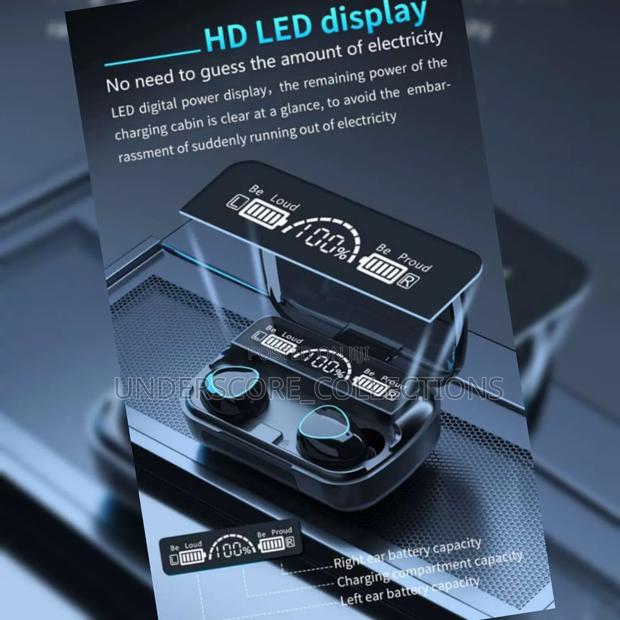 *Bluetooth Mono Headset EARBUDS + POWERBANK* - thumbnail 2