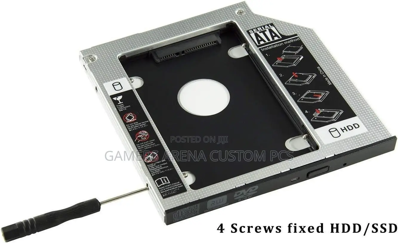 SATA 2nd HDD SSD Hard Drive Caddy for 9.5mm Universal