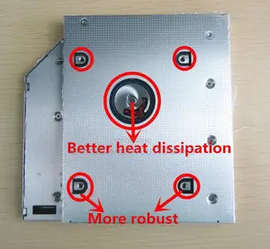 SATA 2nd HDD SSD Hard Drive Caddy for 9.5mm Universal