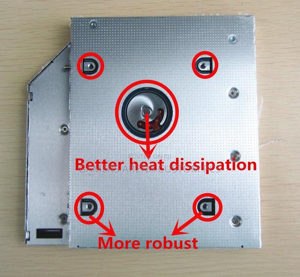 SATA 2nd HDD SSD Hard Drive Caddy for 9.5mm Universal - thumbnail 4