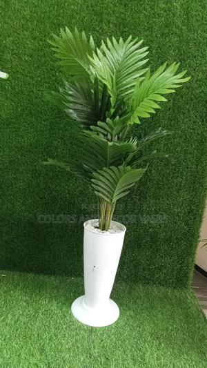 Palm Tree With Long White Vase - thumbnail 2