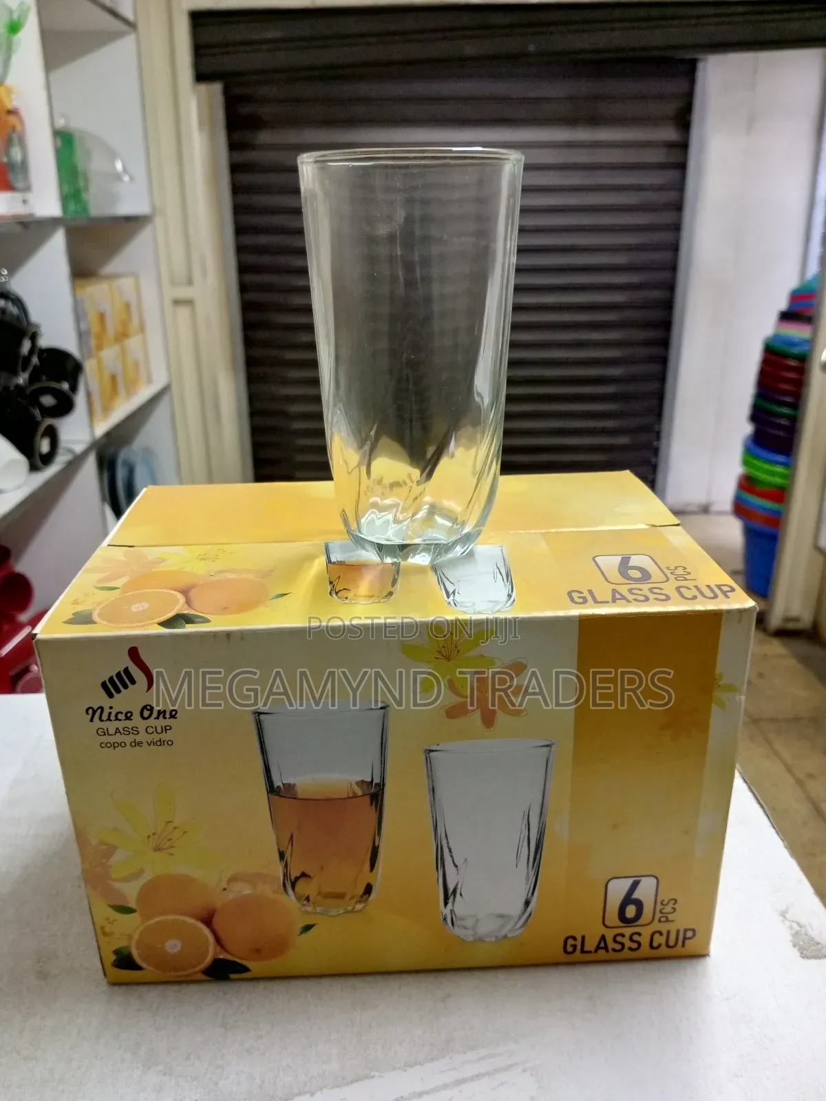 6pc Water Glasses/Juice Glasses Capacity 387ml