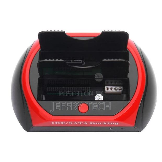 3.5" 2.5" SATA IDE 2 Double Dock HDD Docking Station E-Sata - thumbnail 5