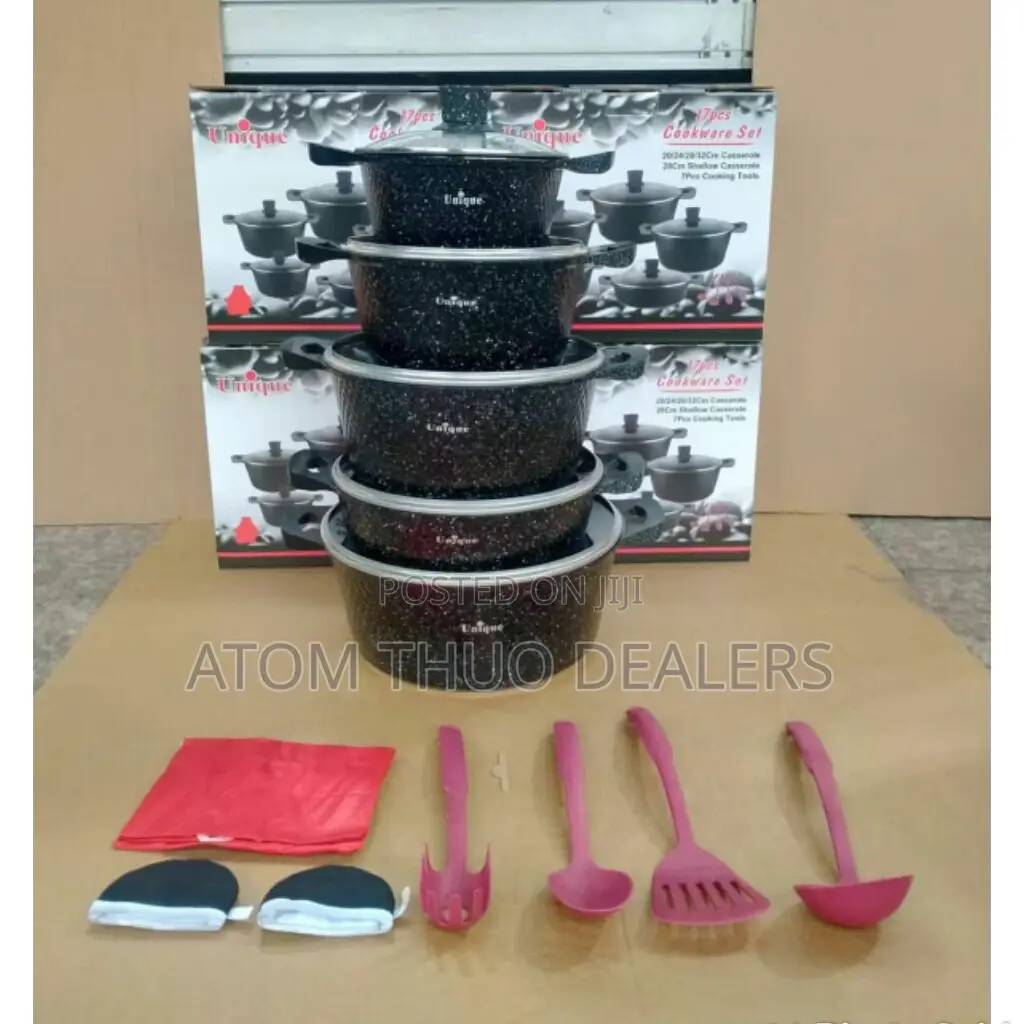 17pcs Unique Cookware Set 