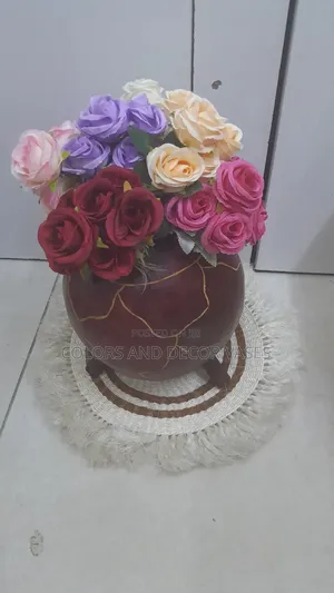 Calabash, Flowers and Mat
