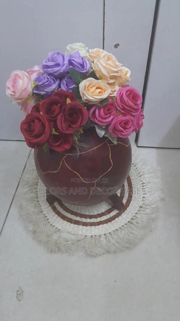 Calabash, Flowers and Mat