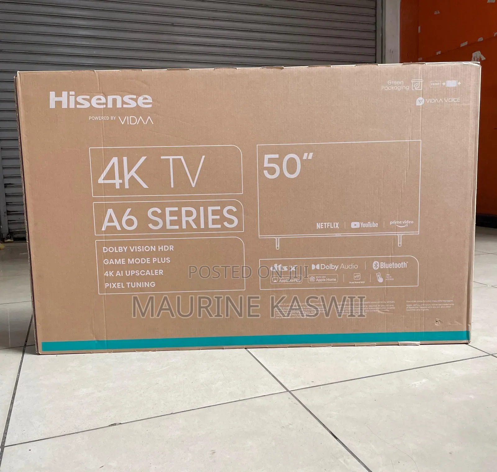 Hisense 50 Smart Tv Uhd A6k Smart Frameless