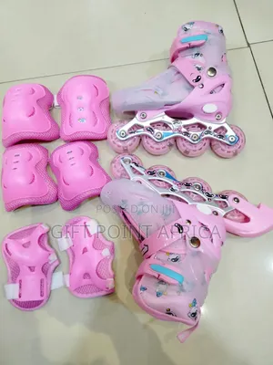 Size 31-38 Rubber Wheels Roller Skates for Kids