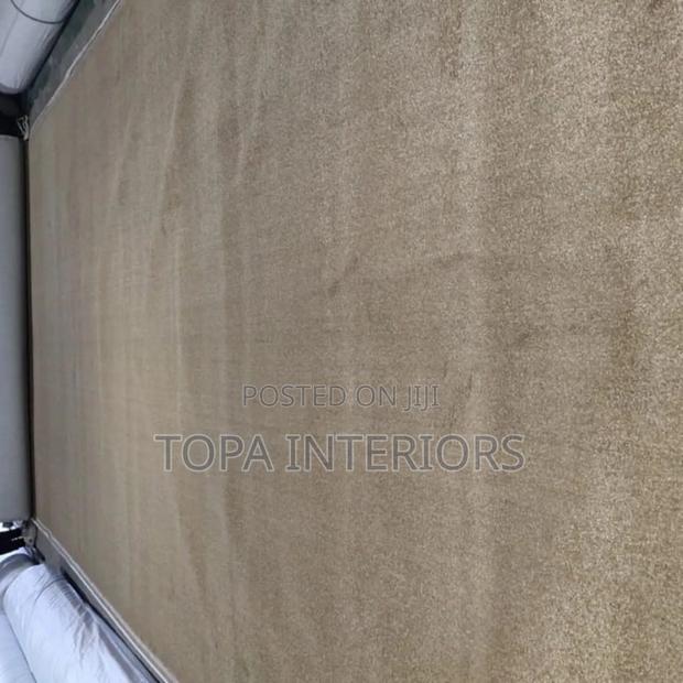 Golden Brown Medium Thickness Office Floor Carpets - main view