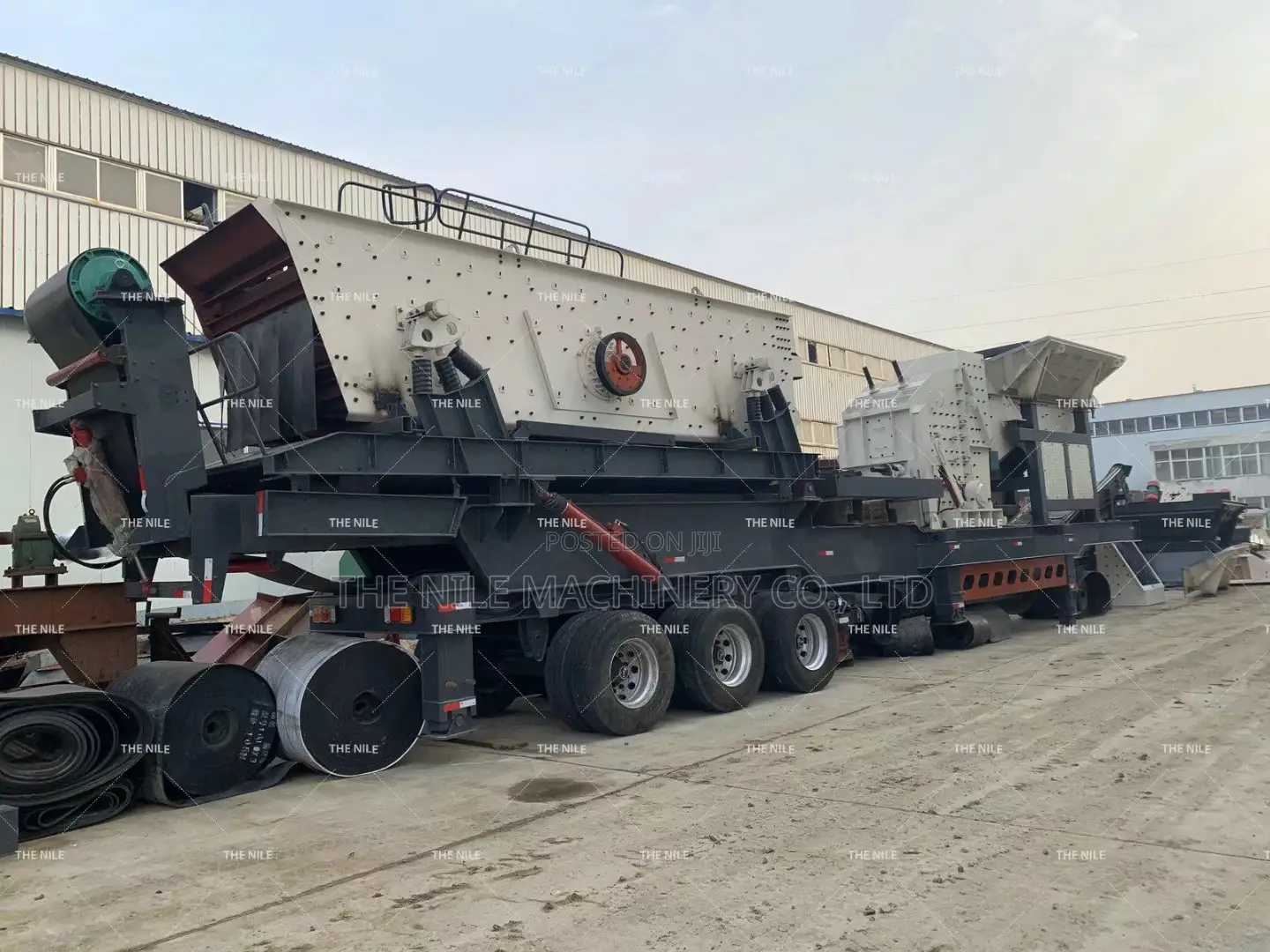 Vehicle-Mounted Limestone Cement Concrete Crusher Plant
