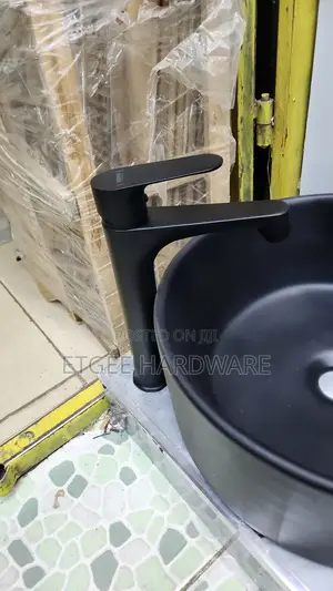 Black Brimix Counter Top _ Table Top Basin Mixer