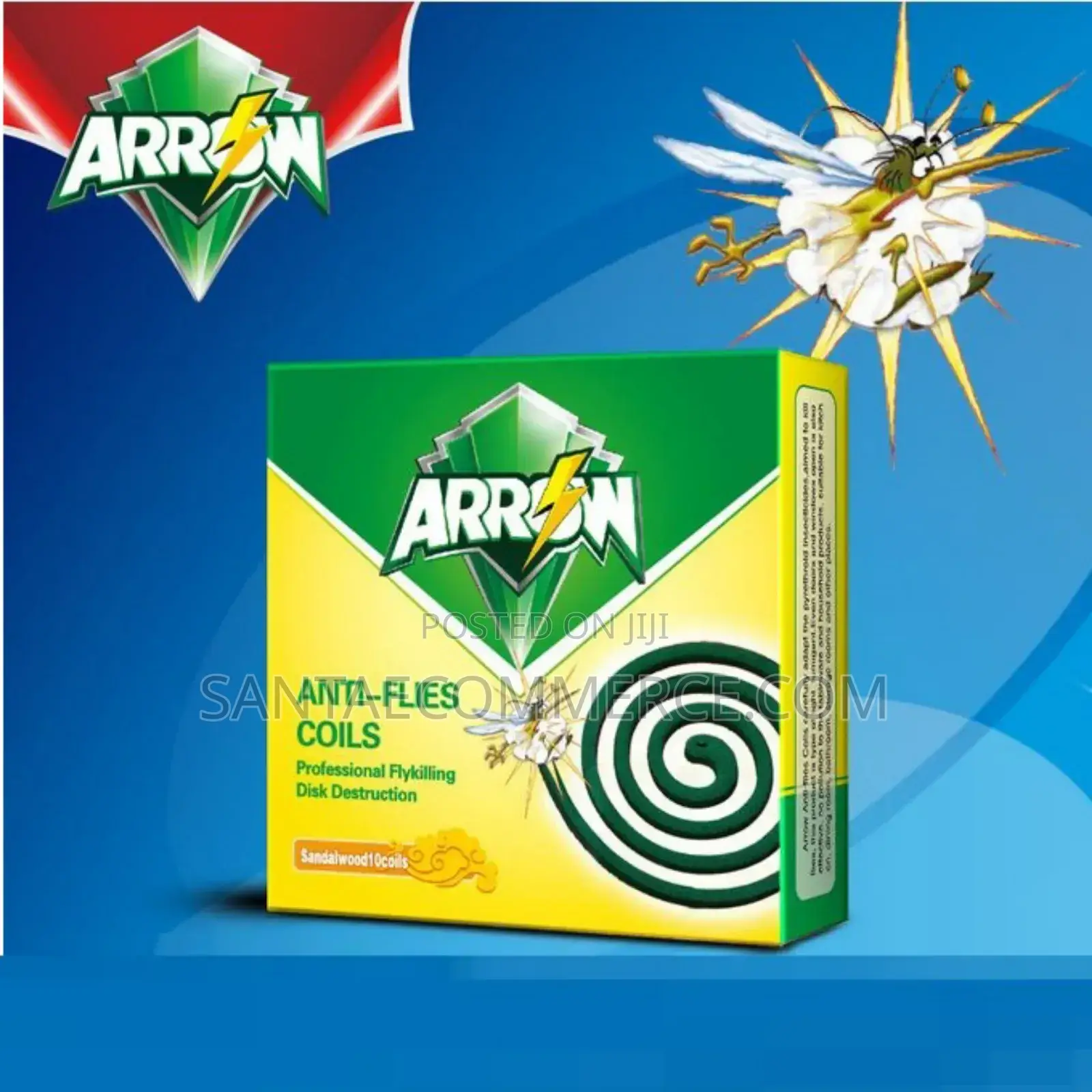 10 PCS Arrow Anti Flies Mosquito Repellant Coils