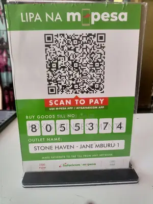 Table Top Paybill Banners /Scan to Pay