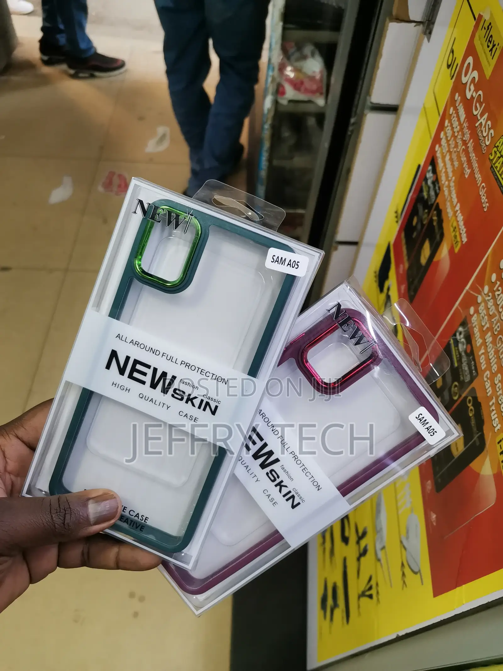 Clear Back PC Case Round Colored Samsung Galaxy A05