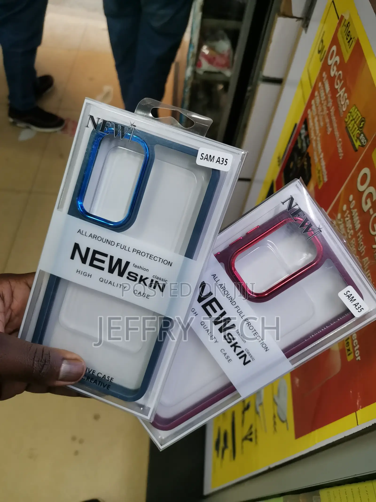 Clear Back PC Frame Case Round Colorful Samsung Galaxy A35