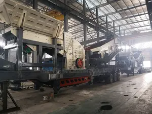 Mobile Manganese Ore Impact Crusher Crushing Plant