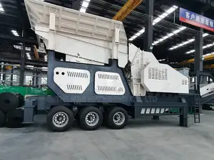 Mobile Construction Impact Crushing Plant With Screen